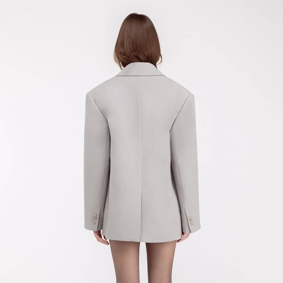 OVERSIZED BLAZER (PALOMA) - SIZE LARGE - OAK + FORT - Picture 4 of 8